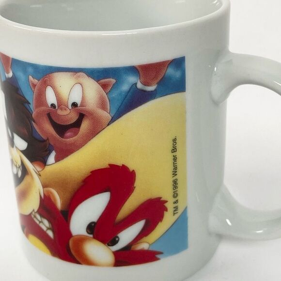 VTG 1996 Warner Bros Looney‎ Toons Classic Acme Hour Coffee Mug - Picture 2 of 7